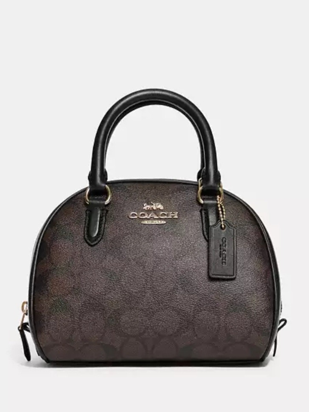 COACH Sydney Satchel In Signature Canvas